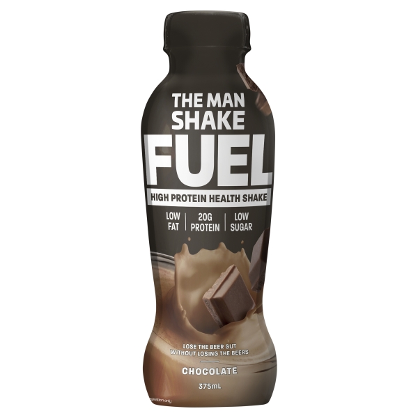 The Man Shake Fuel High Protein Shake Chocolate 375ml