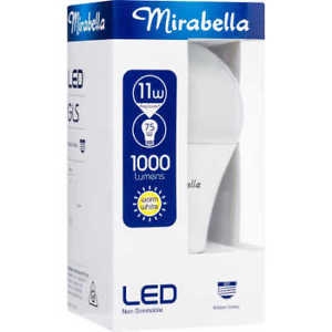 Mirabella Globe LED GLS Edison Screw Pearl Warm White 11W