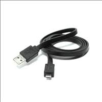 Premium Eco Micro USB Flat Cable Black