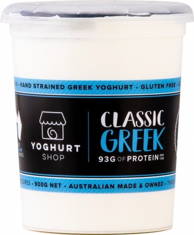 The Yoghurt Shop Yoghurt Classic Greek Plain 900g