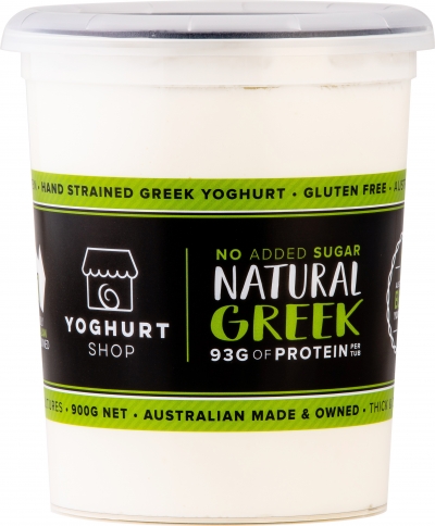 The Yoghurt Shop Yoghurt Natural Greek 900g