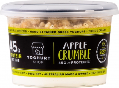 The Yoghurt Shop Yoghurt Apple Crumble 500g