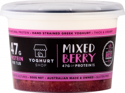 The Yoghurt Shop Yoghurt Mixed Berry 500g