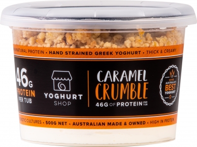 The Yoghurt Shop Yoghurt Caramel Crumble 500g