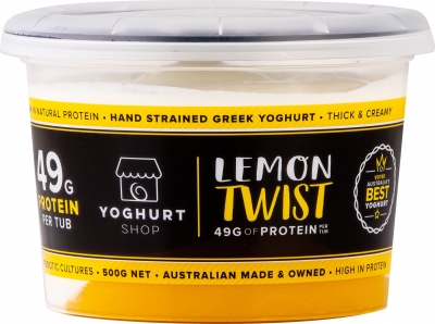 The Yoghurt Shop Yoghurt Lemon Twist 500g