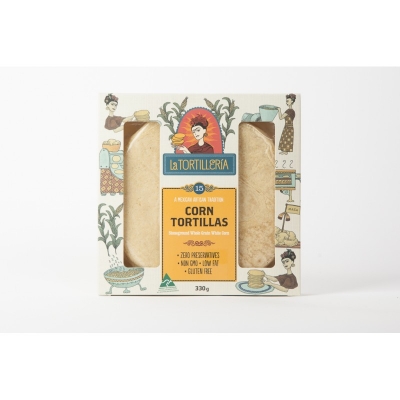 La Tortilleria Corn Tortillas 15 Pack 330g