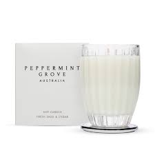 Peppermint Grove Candle Fresh Sage & Cedar 350g