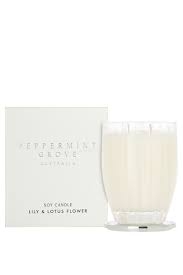 Peppermint Grove Candle Lily & Lotus Flower 350g