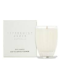 Peppermint Grove Candle Lily & Lotus Flower 60g