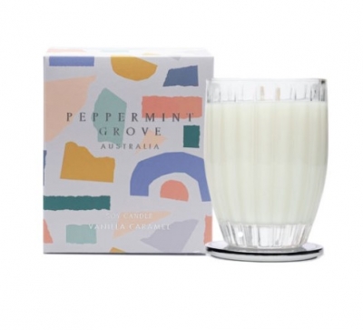 Peppermint Grove Large Candle Vanilla Caramel 350g