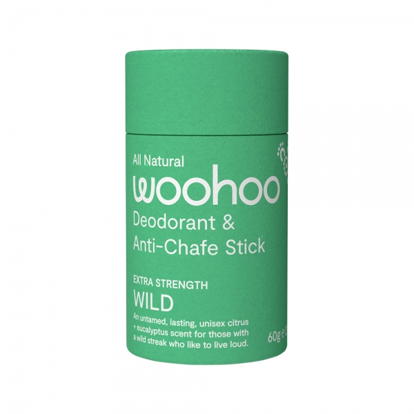 Woohoo Body Deodorant Anti-Chafe Wild Extra Strength 60g