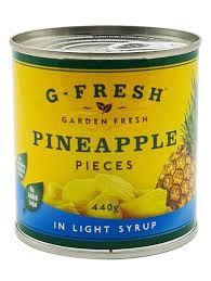 G-Fresh Pineapple Pieces In Light Syrup 440g