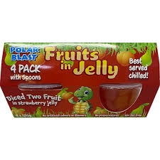 Polar Blast Two Fruits in Strawberry Jelly 4 x 120g