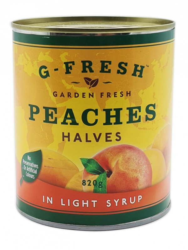 G-Fresh Peaches Halves In Light Syrup 820g