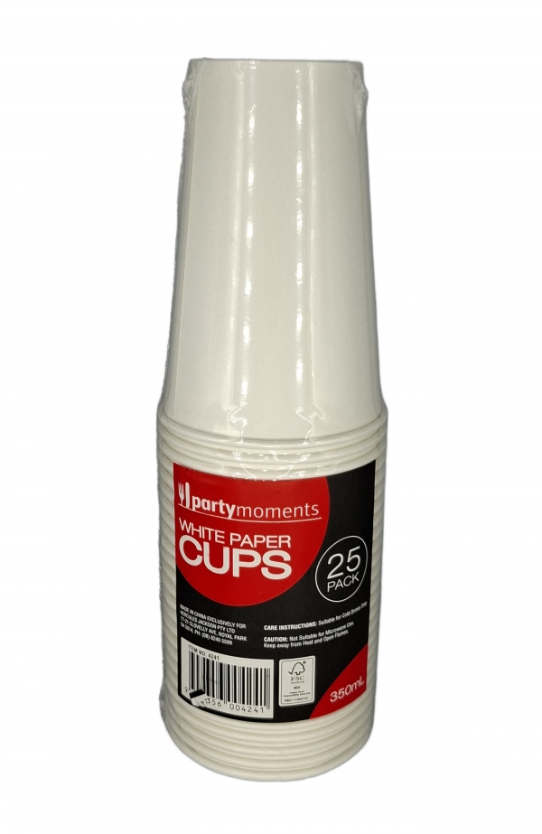 Party Moments Paper Cup 350ml 25 Pack