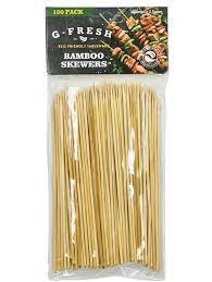 G-Fresh Bamboo Skewers 150mm 150 Pack