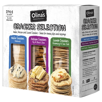 Olina's Bakehouse Cracker Selection Trio 290g