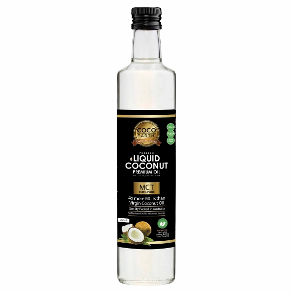 Coco Earth Liquid Coconut Oil 250ml