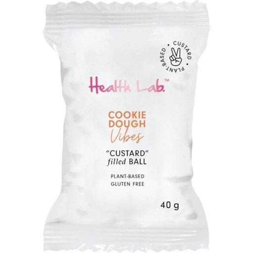 Health Lab Cookie Dough Filled Custard Ball 40g