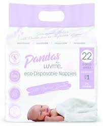 Panda Nappies Newborn Size 1 22 Pack