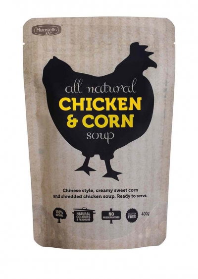 Hart & Soul Soup Pouch Chicken & Corn 400g