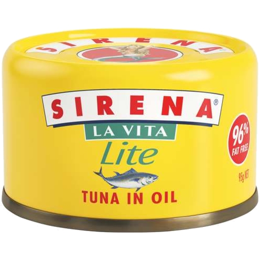 Sirena Tuna in Oil Lite 95g