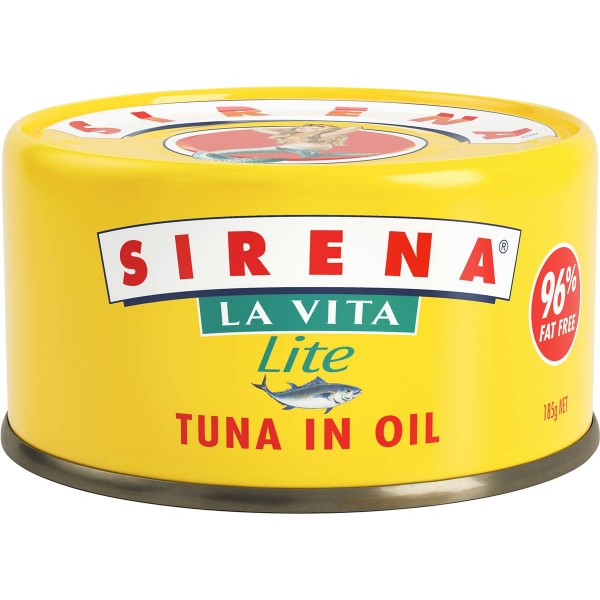 Sirena Tuna In Oil Lite 185g