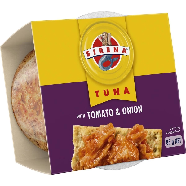 Sirena Tuna Snack Pot Tomato & Onion 85g