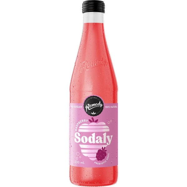 Remedy Sodaly Raspberry 330ml