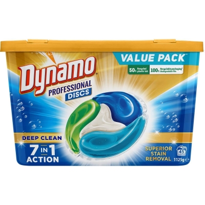 Dynamo Professional 7 in 1 Laundry Discs 45 pack 