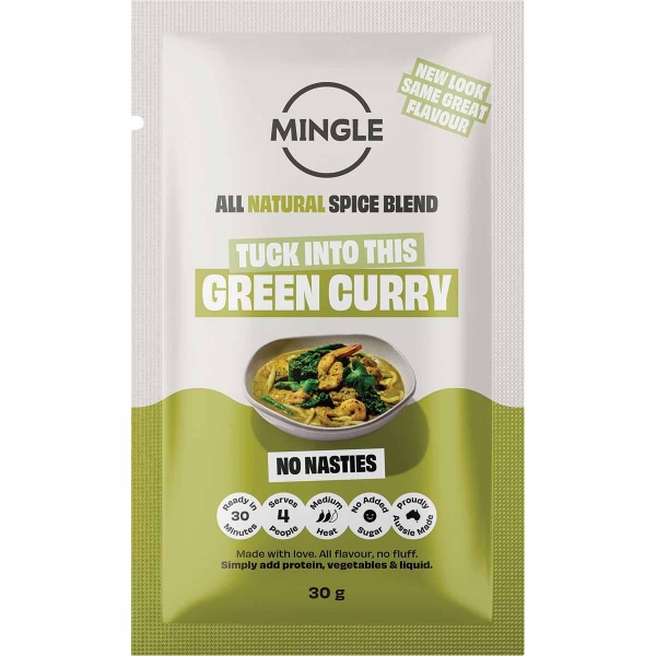 Mingle Natural Seasoning Blend Green Curry 30g