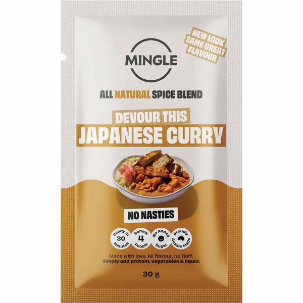 Mingle Natural Seasoning Blend Japanese Curry 30g