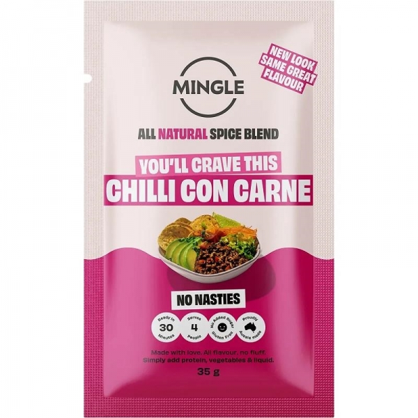 Mingle All Natural Spice Blend Chilli Con Carne 35g