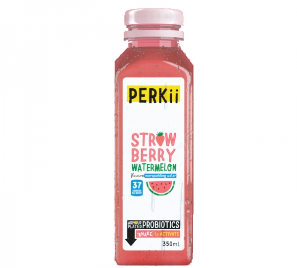 Perkii Probiotic Drink Strawberry & Watermelon 350ml