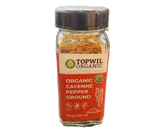 Topwil Organic Cayenne Pepper Ground 45g