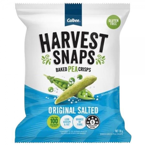 Harvest Snap Peas Original Salted 30g