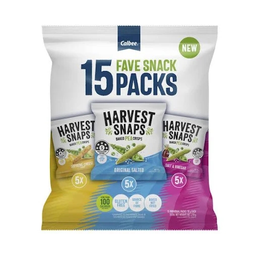 Harvest Snap Peas Favourites Mix 15 Pack 270g