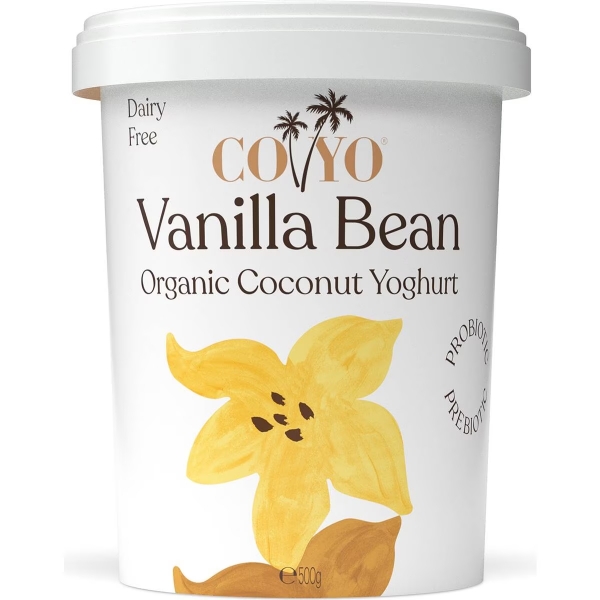 Coyo Organic Coconut Yoghurt Vanilla Bean 500g