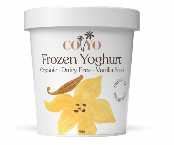 Coyo Frozen Organic Coconut Yoghurt Vanilla Bean 500ml