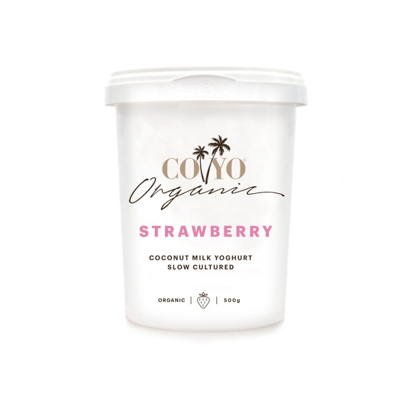 Coyo Organic Coconut Yoghurt Strawberry 500ml