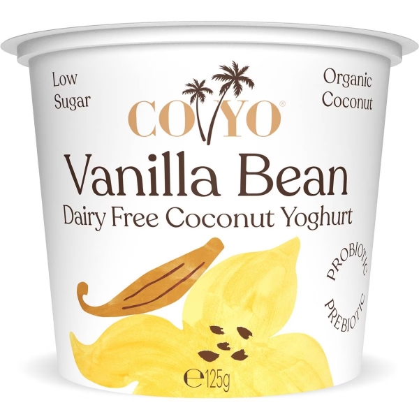 Coyo Organic Coconut Yoghurt Vanilla Bean 125g