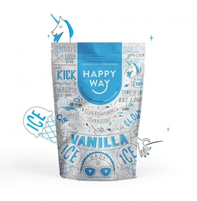 Happy Way Protein Powder Like A Vegan Vanilla 60g