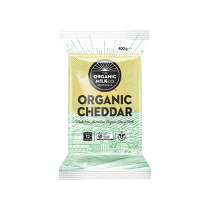 The Organic Milk Co Organic Cheddar Block 400g