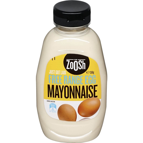 Zoosh Free Range Egg Mayonnaise 350g