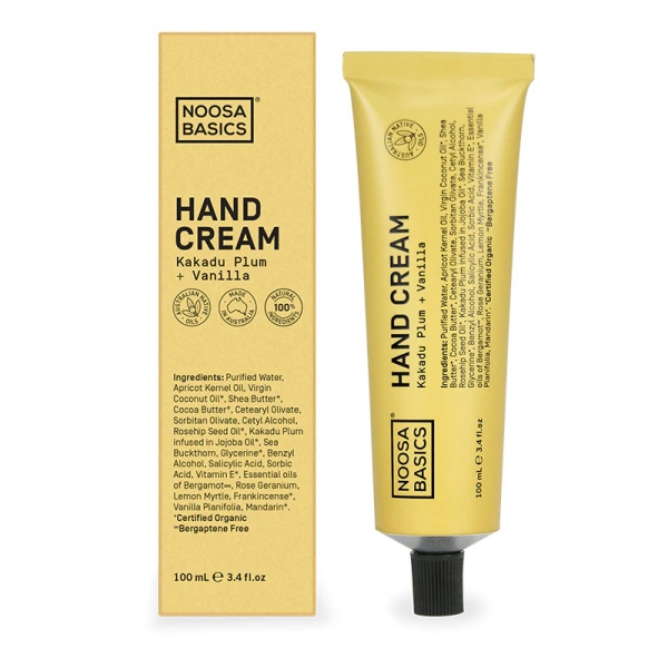 Noosa Basics Hand Cream Kakadu Plum & Vanilla 100ml (Wellbeing)