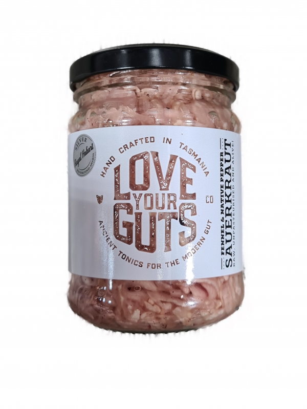 Love Your Guts Fennel And Pepper Berry Sauerkraut 250g