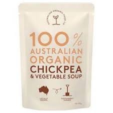 Australian Organic Food Co Organic Chickpea & Vegetable Soup 330g