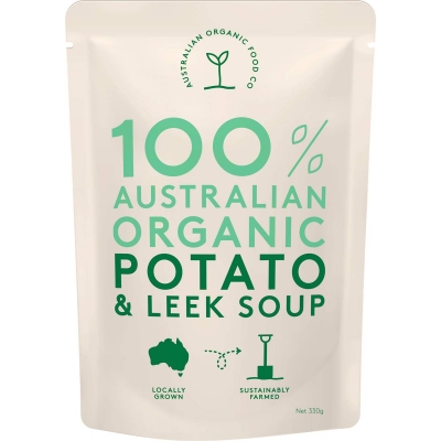 Australian Organic Food Co Organic Potato & Leek Soup 330g