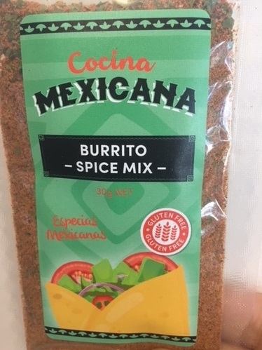 Cocina Mexicana Burrito Spice Mix 30g