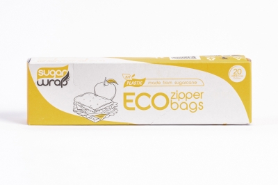 Sugarwrap Eco-Zipper Large Bags 20 Pack